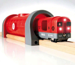 BRIO World Metro Train Set for Kids Age 3 Years Up - Compatible with all BRIO