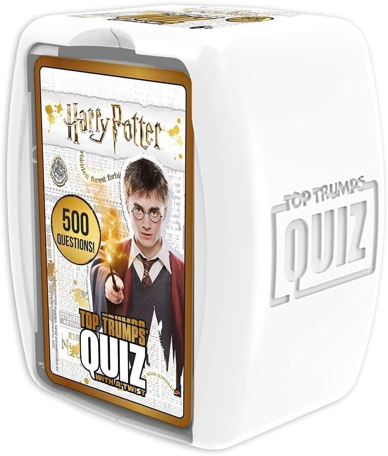 Top Trumps Quiz Harry Potter Game, 500 questions to test your knowledge and memo