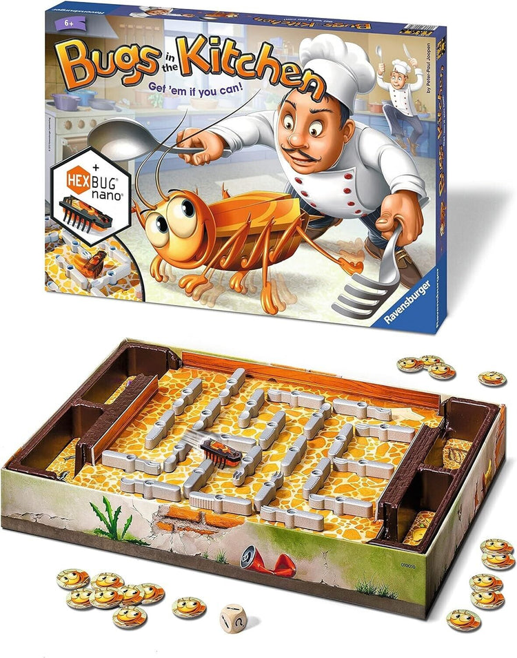 Ravensburger Bugs in the Kitchen Board Game for Kids Age 6 Years and Up - 2 to 4