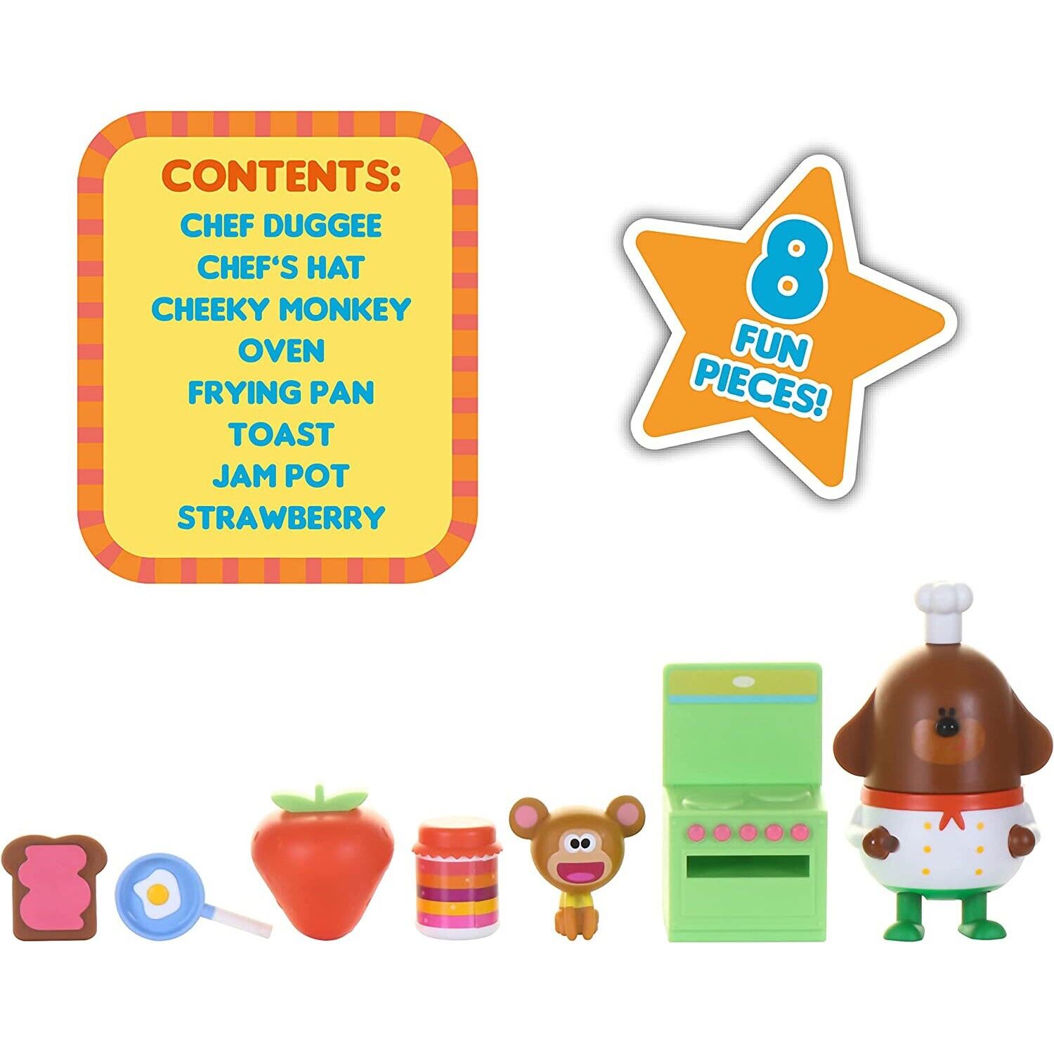 New Hey Duggee Take & Play Set - Cook With Chef Duggee - Free Shipping