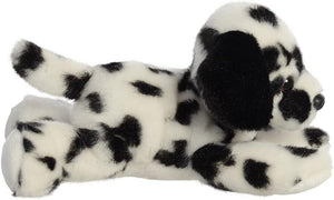 Aurora, 31821, Mini Flopsies Dipper Dalmatian Dog, 8In, Soft Toy, Black and Whit