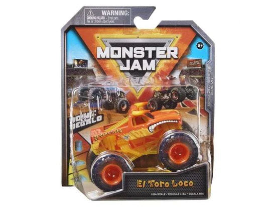 GENUINE Hot Wheels/Spin Master Monster Truck Monster Jam 1:64 & 1:24 scale NEW - EL TORO LOCO
