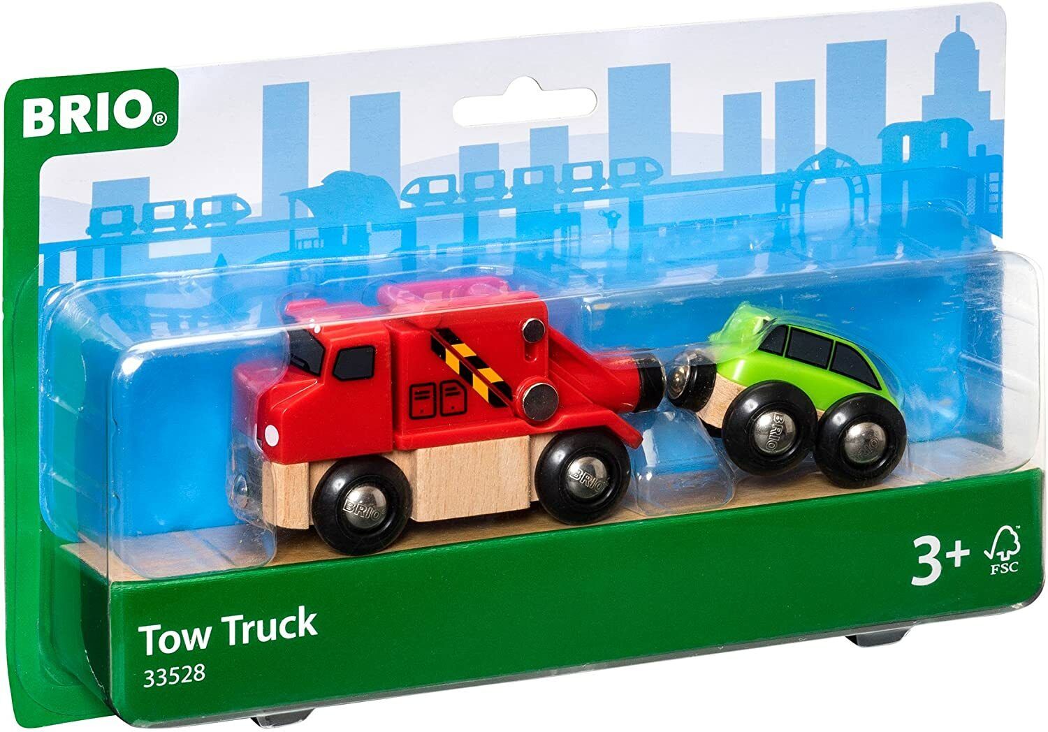 BRIO World Tow Truck 33528 - Brand New in Box - Free Shipping