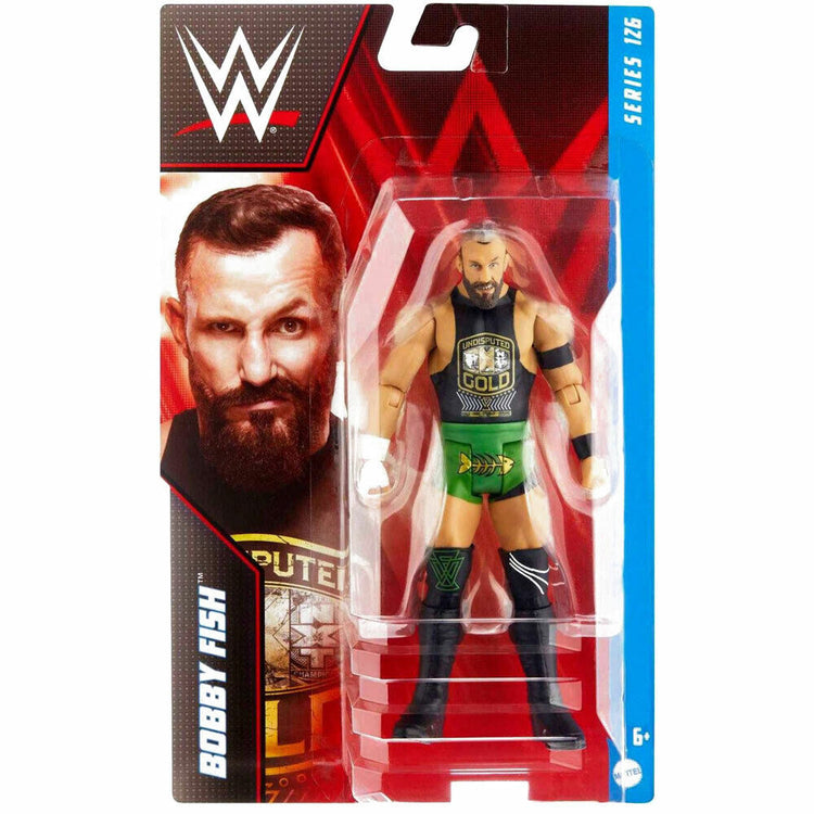 WWE Basic Action Figure Series 126 - Bobby Fish - Brand New in Box!