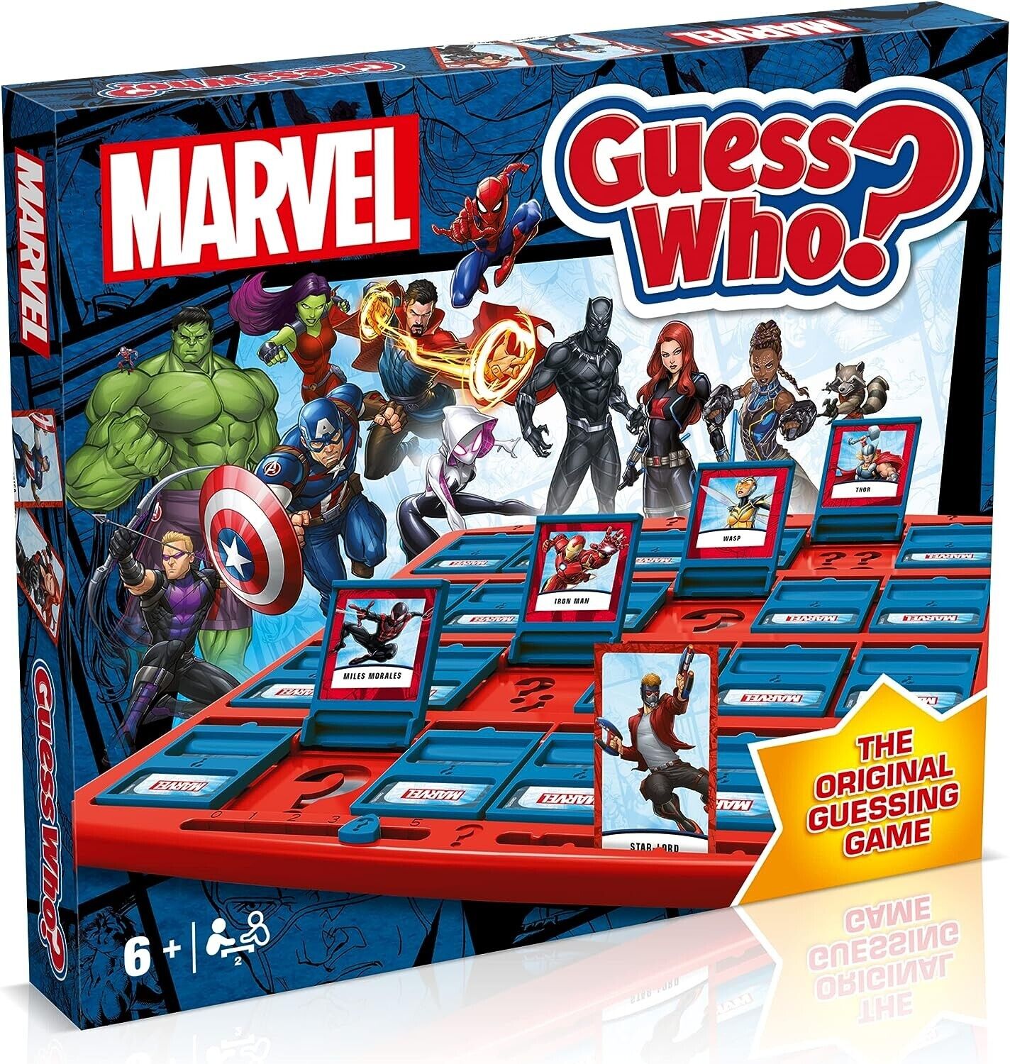 Winning Moves Marvel Guess Who? Board Game, The Avengers, Guardians of the Galax