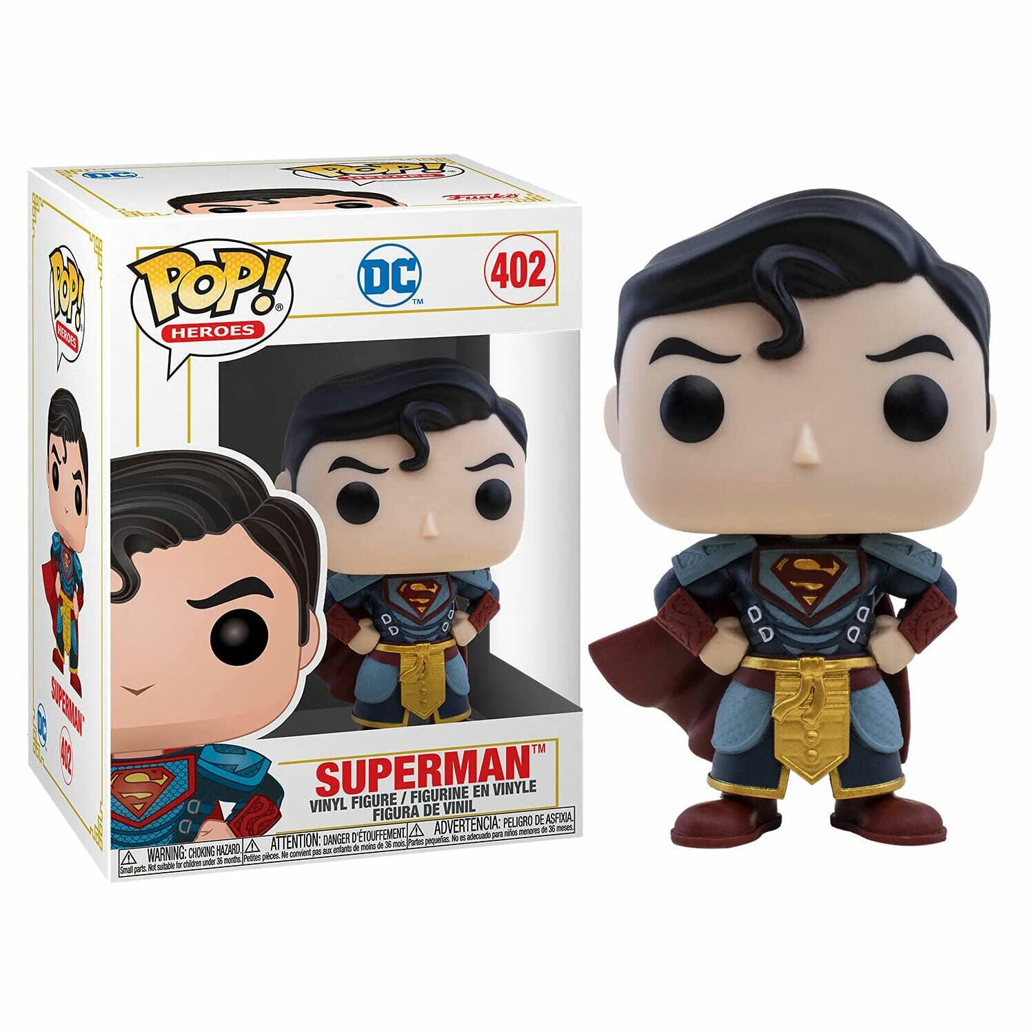 BRAND NEW DC Pop! Heroes Imperial Palace Superman Vinyl Figure