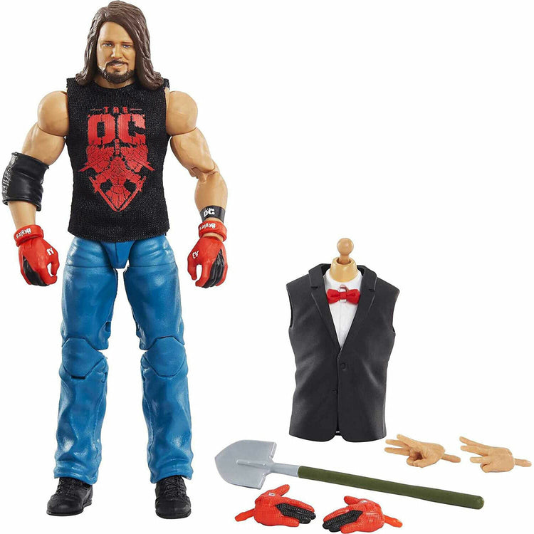 New WWE WrestleMania Elite AJ Styles Action Figure - Collectible Toy