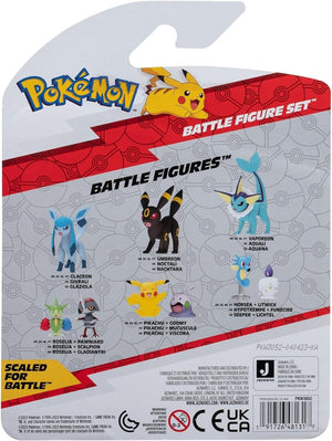 Pokémon PKW3052 3 Pack-Features 2, Charmander and 3-Inch Stand Battle Figures, K