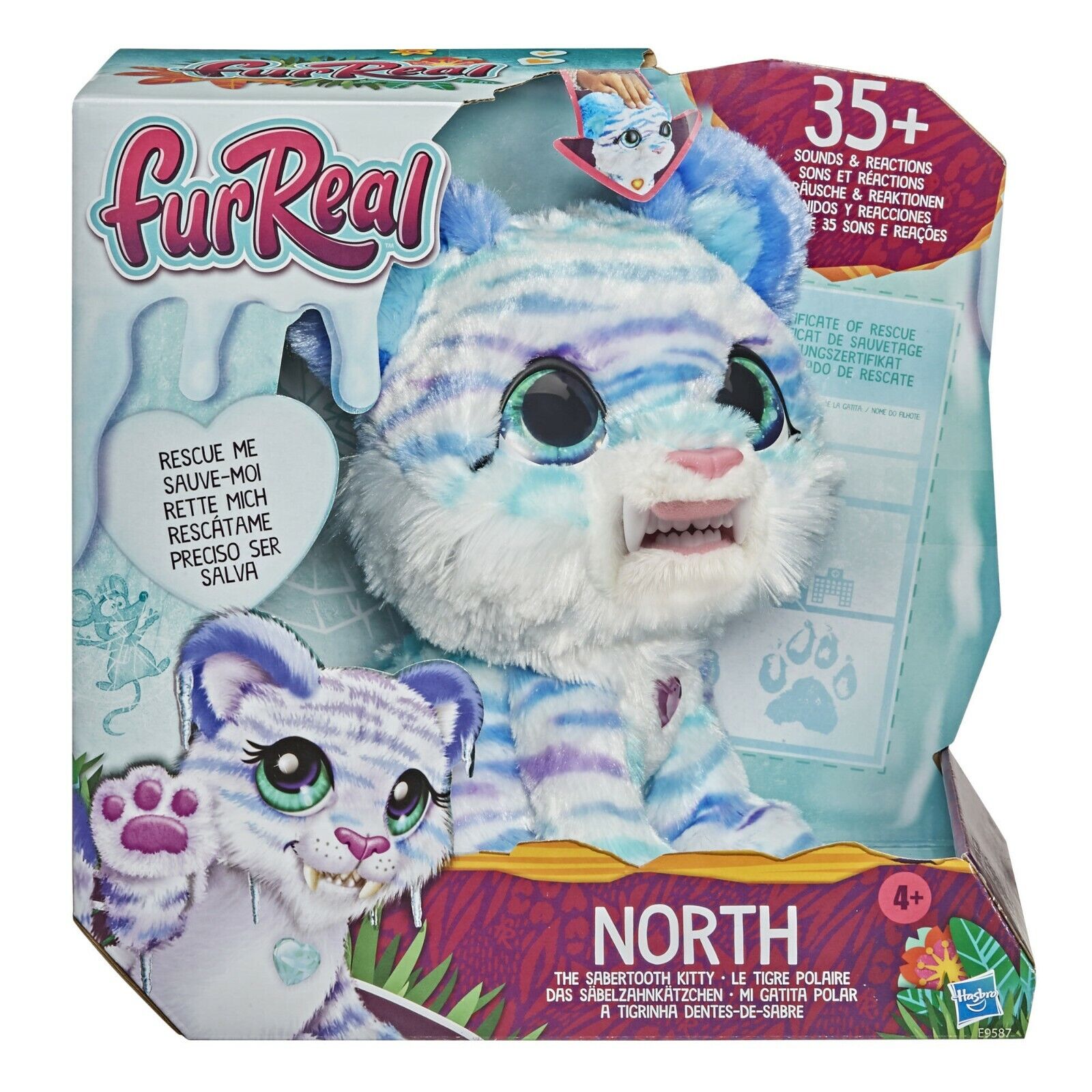 New furReal North Sabertooth Kitty Interactive Pet - Fun and Adorable!