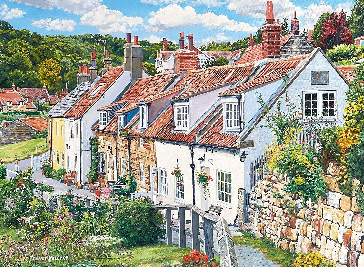 New Ravensburger Cosy Cottages No.1 - North Yorkshire 2x500 Piece Puzzles