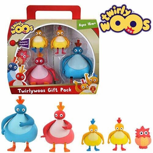 NEW Twirlywoos Gift Figure Pack  Great BigHoo, Toodloo, Chickedy, Chick, Peekabo