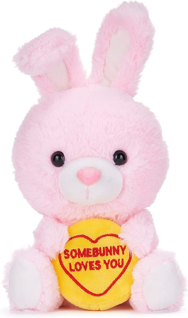 Swizzels Love Hearts Somebunny Loves You Plush Toy - 18cm Soft Teddy (37509)