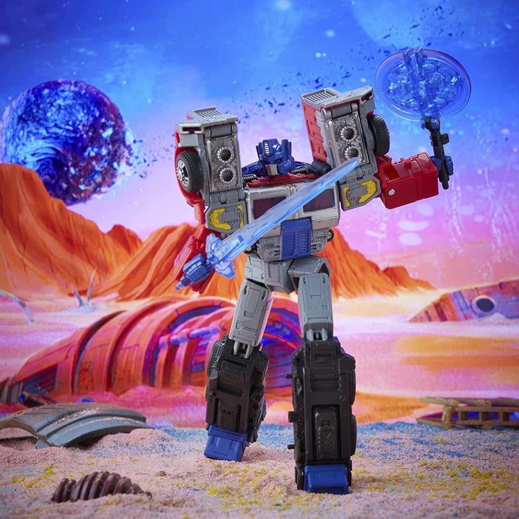 Transformers Legacy Leader Laser Optimus Prime Figure - Brand New