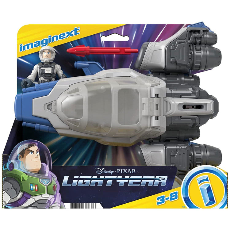 Imaginext Disney Pixar Lightyear Hyperspeed Explorer XL-01 & Buzz Figure Toy Set