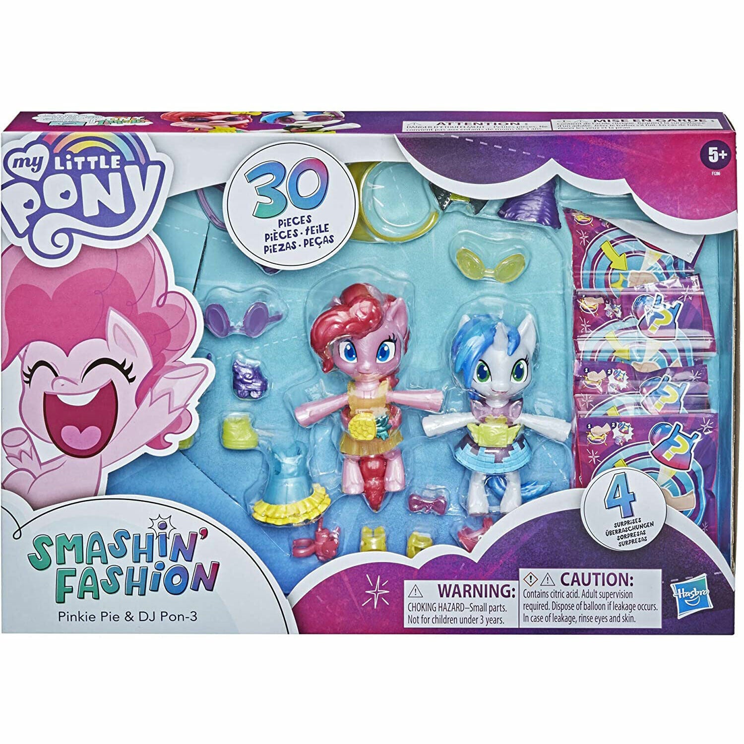 New My Little Pony Smashin' Fashion 2-Pack - Pinkie Pie & DJ Pon-3