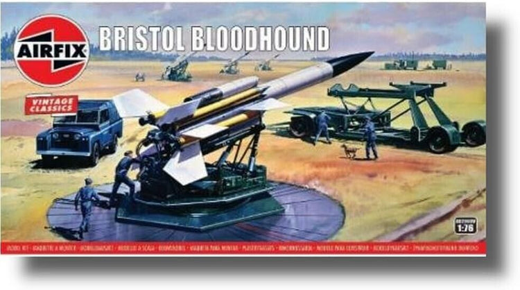 Airfix Vintage Classics Set - A02309V Bristol Bloodhound - Plastic Model Diorama