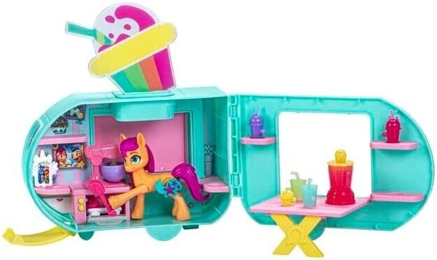 My Little Pony Toys Sunny Starscout Smoothie Truck Doll, Hoof to Heart Pony