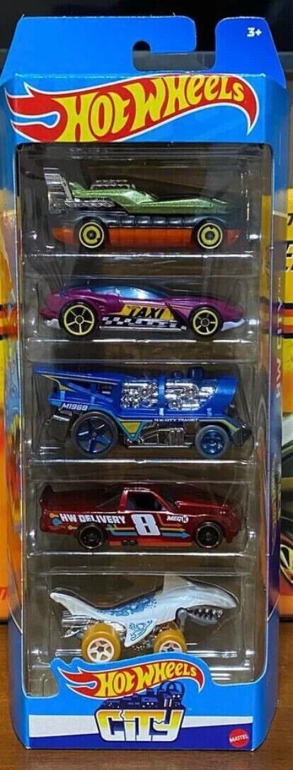 Hot Wheels 2023 Pack of 5 Cars - All Styles - Must Have - Bulk Cheap Buy! - CITY 1