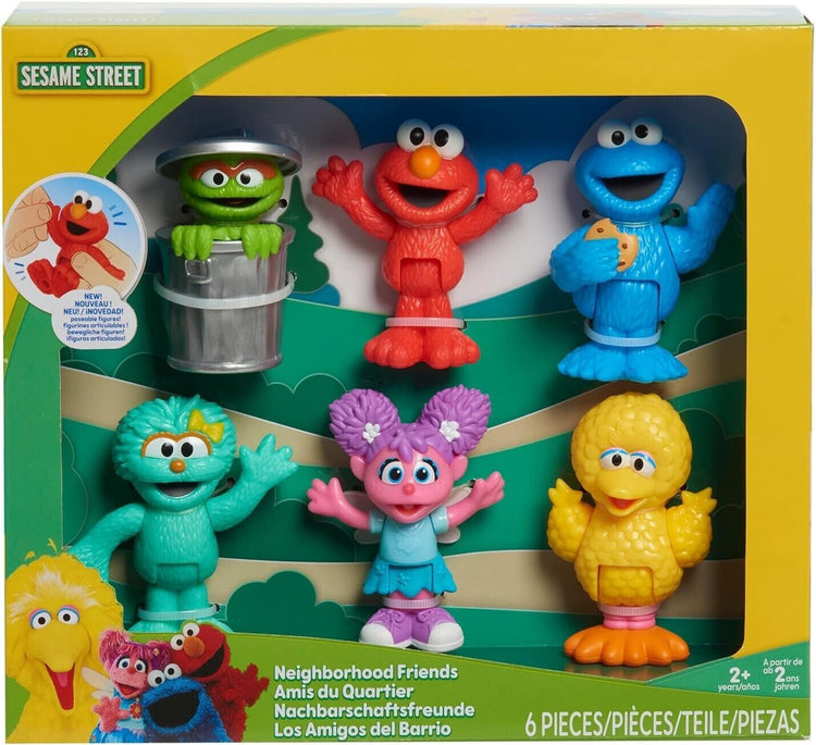 Sesame Street Neighbourhood Friends Figure Set Brand New