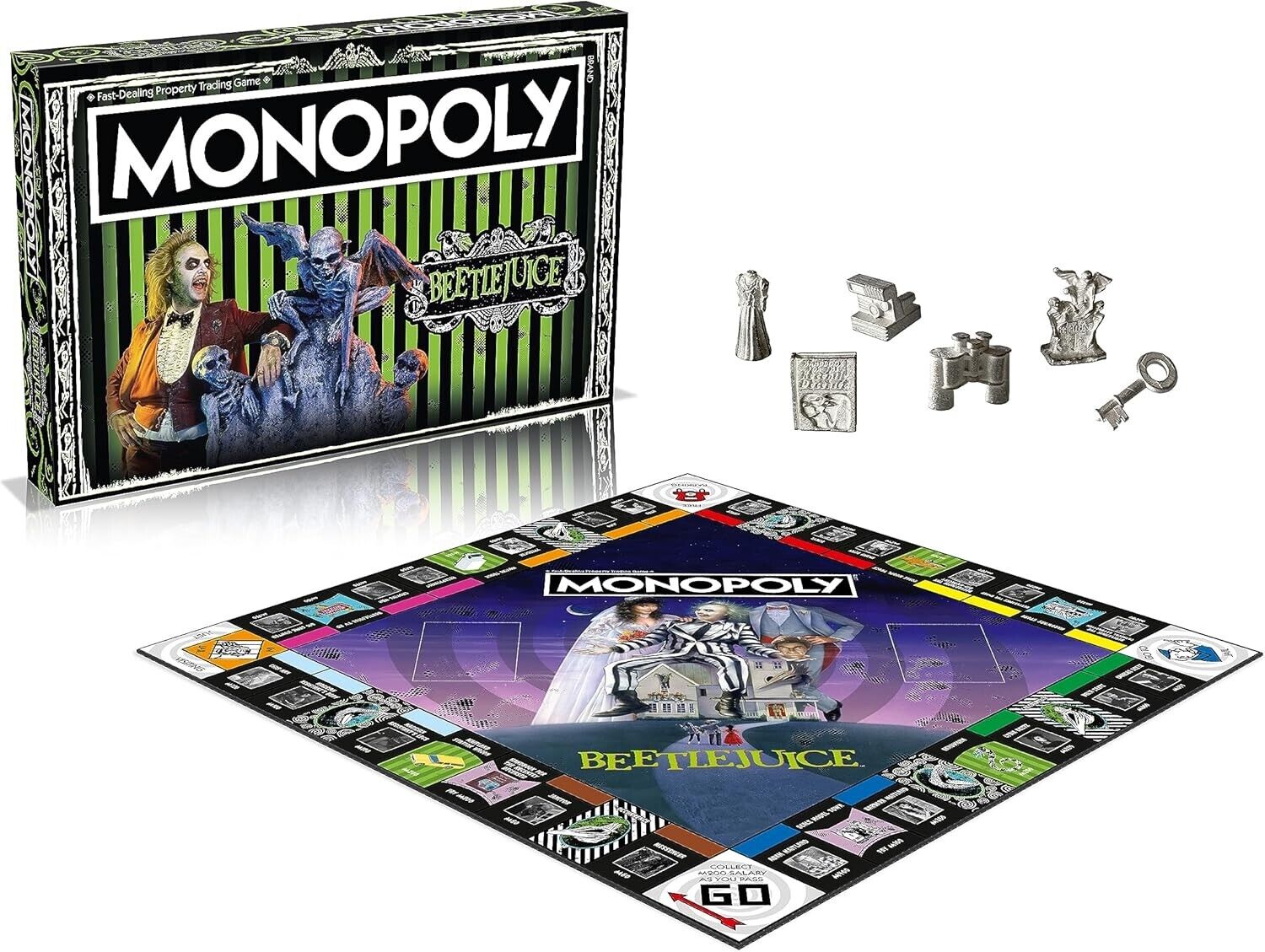 Winning Moves Beetlejuice Monopoly Board Game, Buy Adam Maitland, Lydia Deetz, P