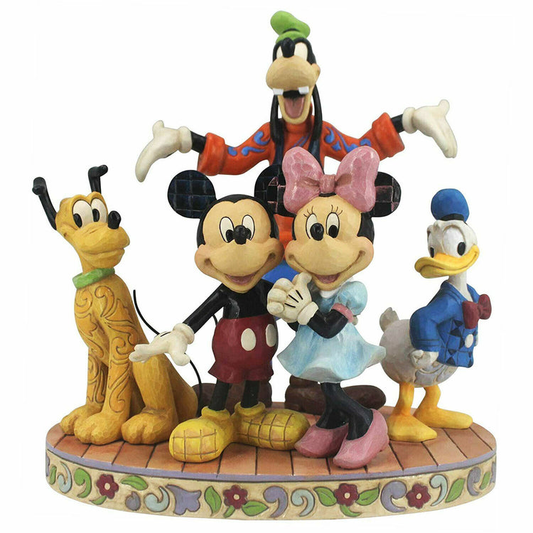 Brand New Disney Traditions Fab Five Mickey Mouse Figurine