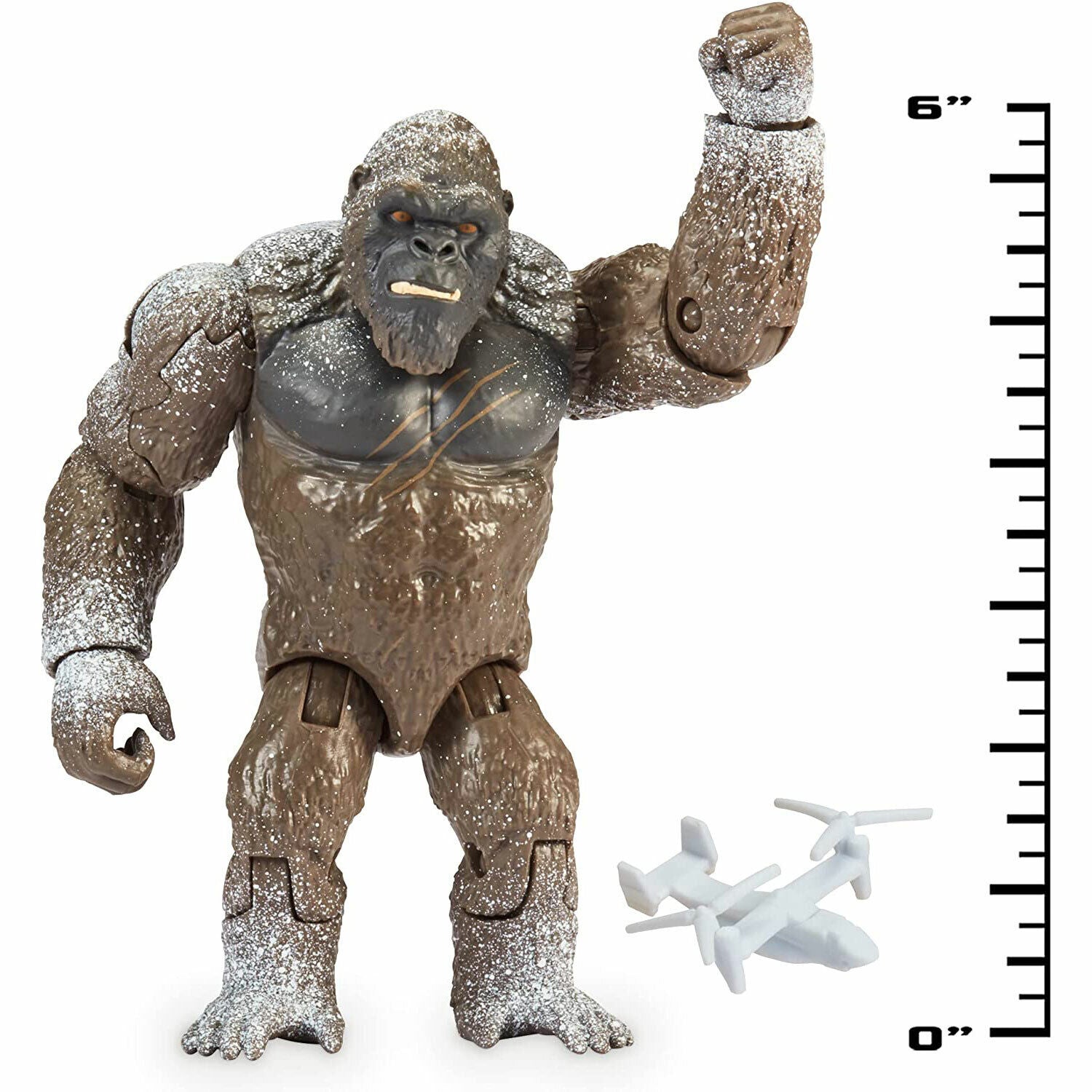 New MonsterVerse Godzilla Vs. Kong 6-Inch Figure - Antarctic Kong with Osprey