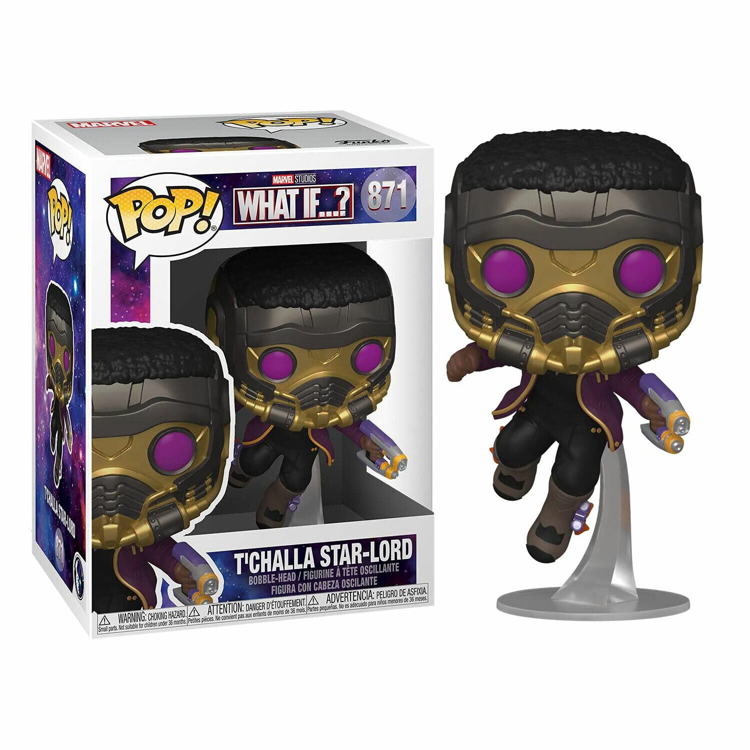 New Marvel What If...? T'Challa Star-Lord Pop! Vinyl Figure