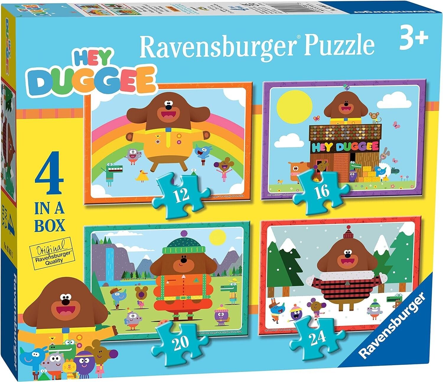 Ravensburger 4 Puzzles in a Box Hey Duggee