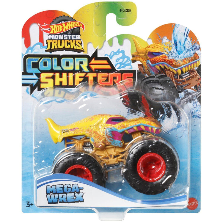 Hot Wheels Monster Trucks Color /Colour Shifters 1:64 New Sealed select the best MEGA-WREX