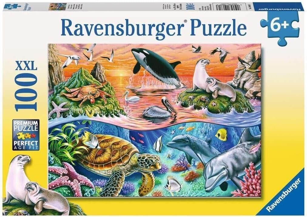 Ravensburger Underwater 100 Piece Jigsaw Puzzle for Kids Age 6 Years Up