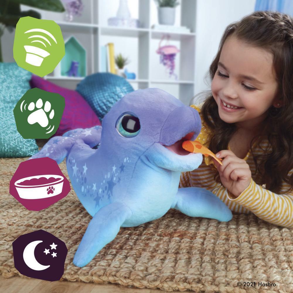 New furReal Dazzlin' Dimples Playful Dolphin - 80+ Sounds & Reactions!