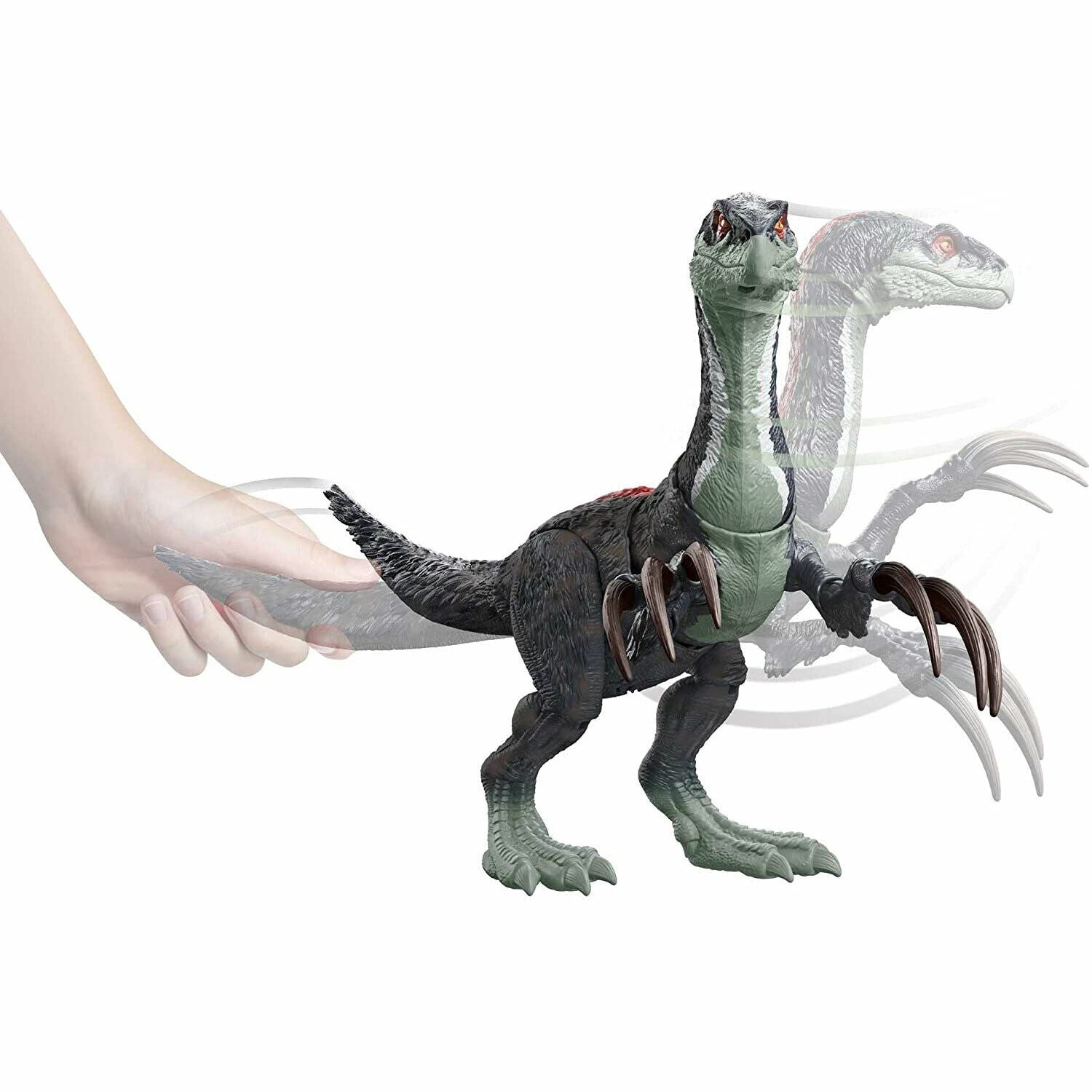 New Jurassic World Dominion Sound Slashin' Therizinosaurus Action Figure - Rare!