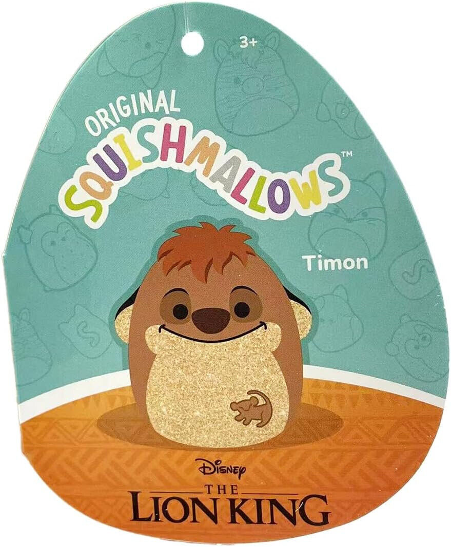 SQUISHMALLOWS 8-Inch **THE LION KING** Timon, MUST HAVE , LIMITED COLLECTION!!