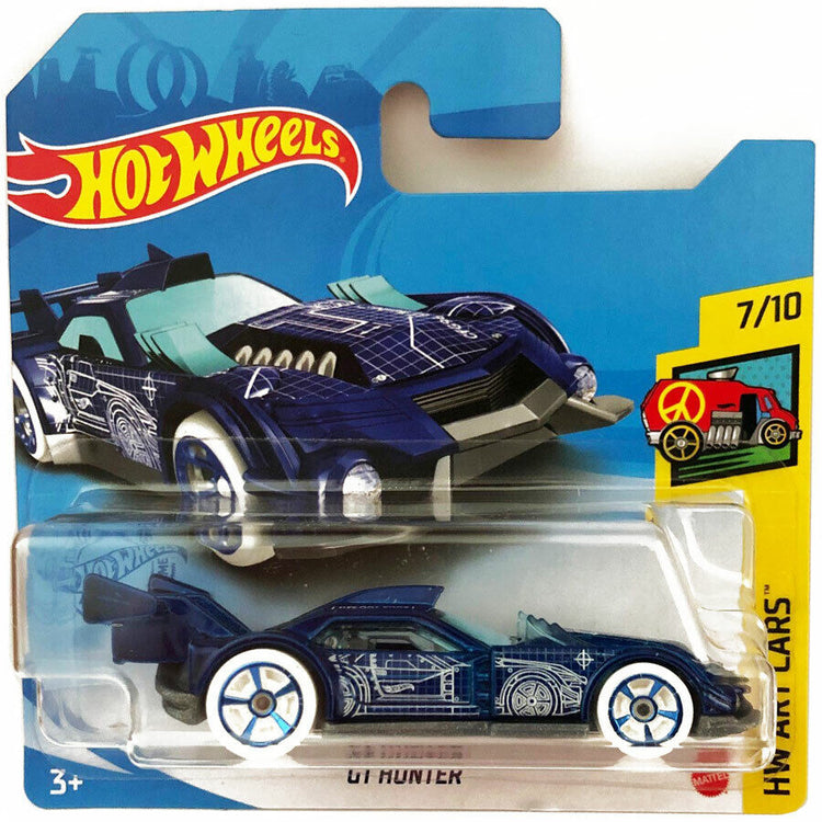 New Hot Wheels 2021 Art Cars 1:64 - Choose Your Favorite Blue GT Hunter #7/10