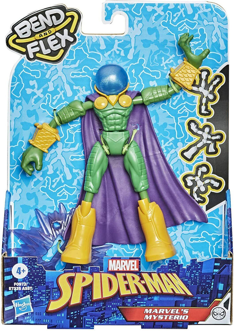 Marvel Spider-Man Bend and Flex Mysterio Figure 6" NEW