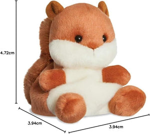 Aurora, 61352, Palm Pals Nibbles Squirrel, 5In, Soft Toy, Brown & Beige