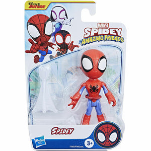New Marvel Spidey and His Amazing Friends 4-Inch Hero Figure - Spidey - Free Shi