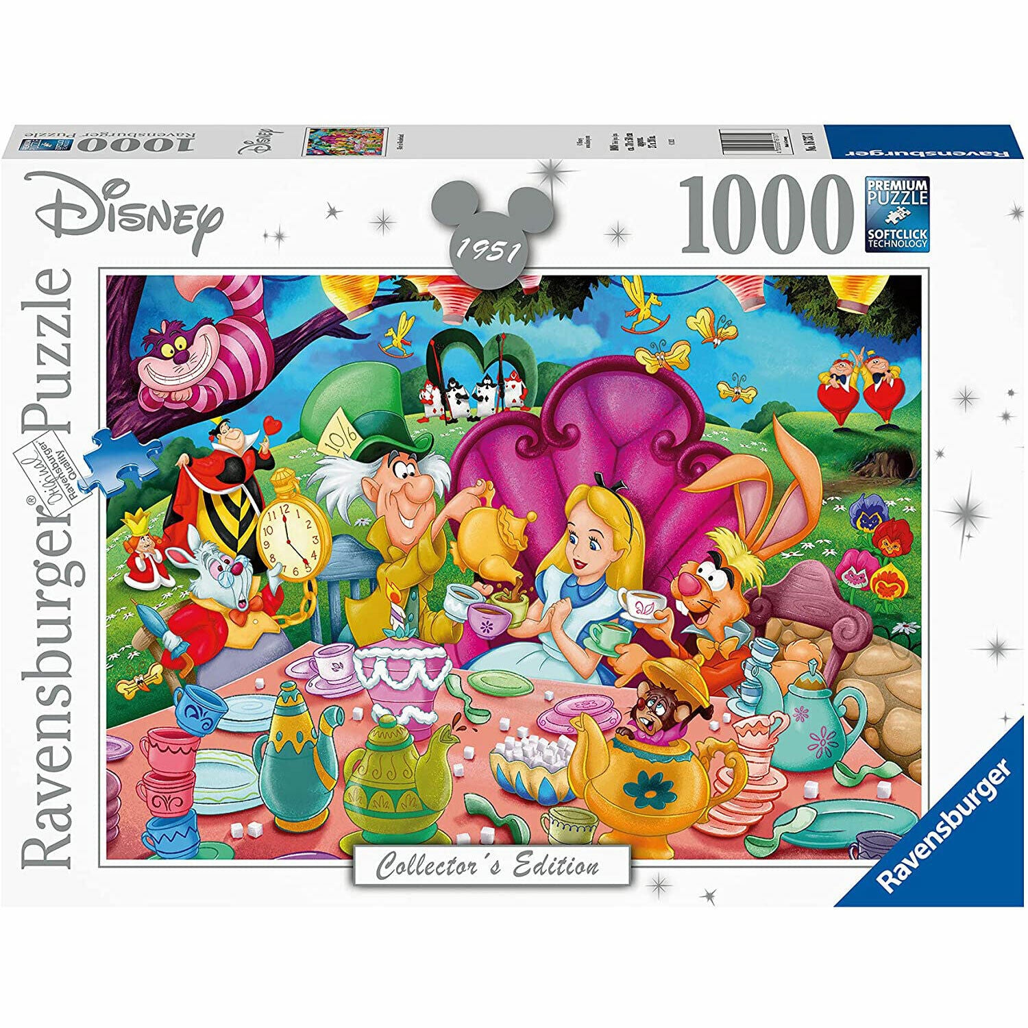 Ravensburger Disney Alice In Wonderland Collector's Edition 1000 Piece Puzzle