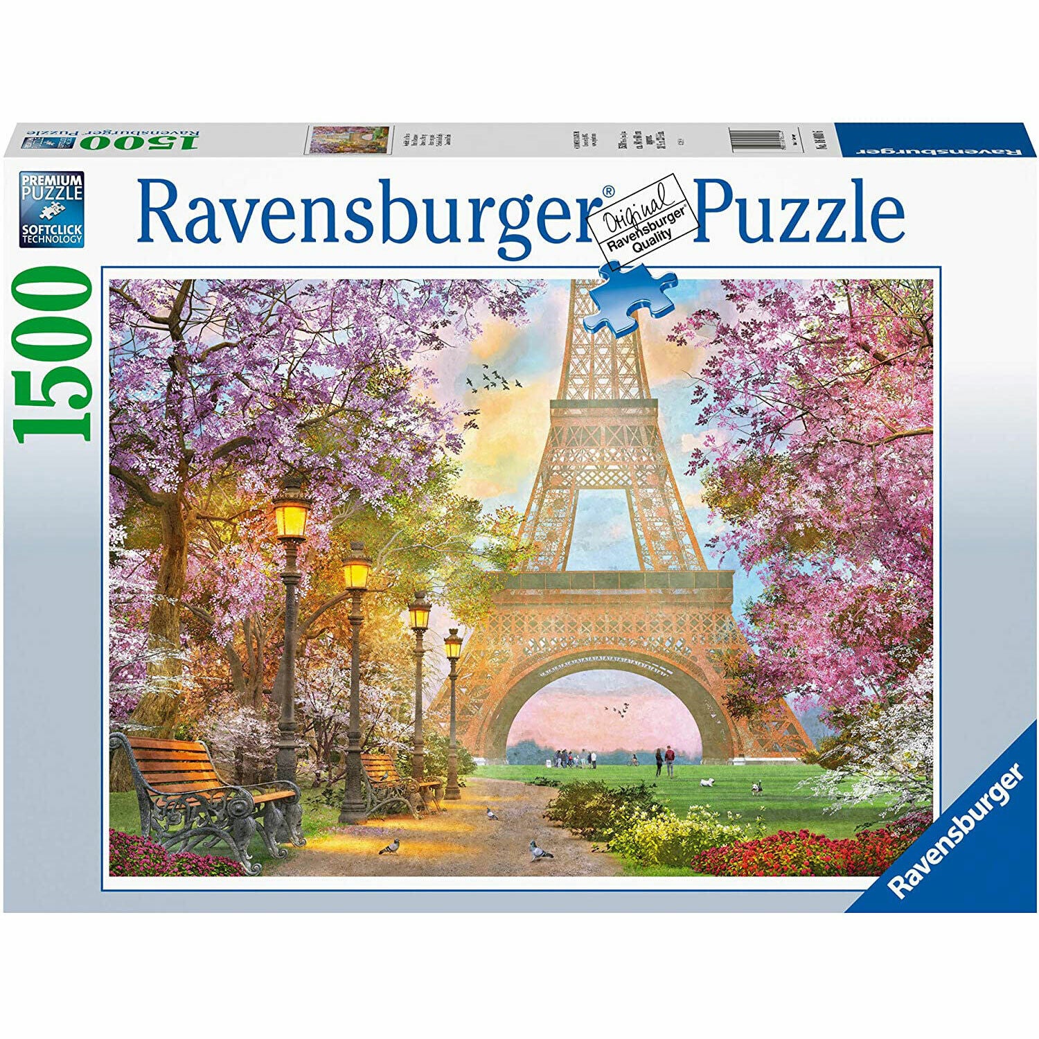 New Ravensburger Paris Romance 1500 Piece Puzzle - Sealed Box