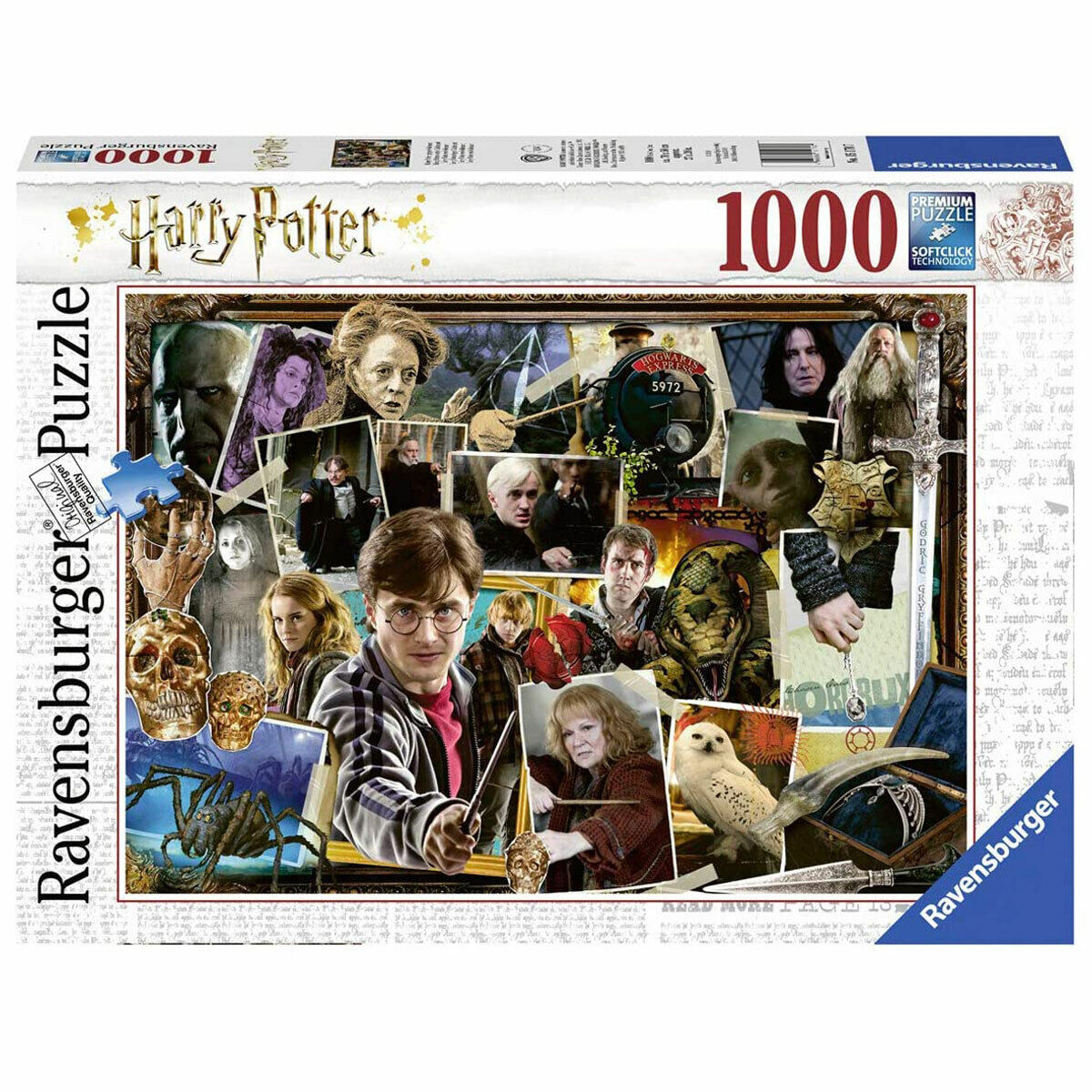 New Ravensburger Harry Potter vs Voldemort 1000 Piece Puzzle