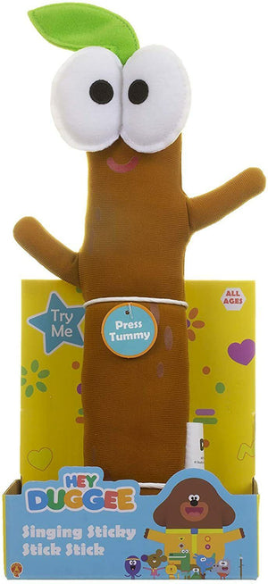 New Hey Duggee Singing Sticky Stick Stick Soft Toy - Fun for Kids!