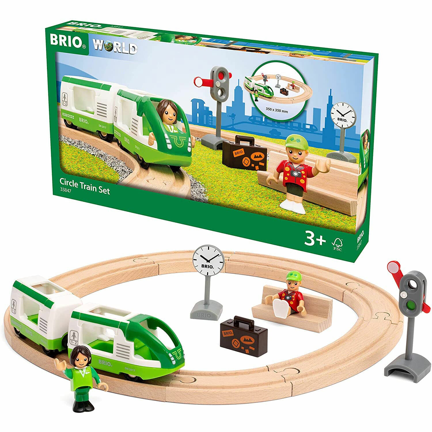 BRIO World Circle Train Set 33847 - Brand New in Box!