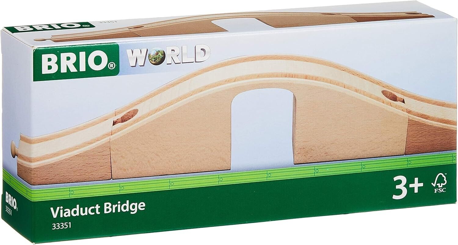 BRIO 33351 Wooden Track Viaduct Bridge