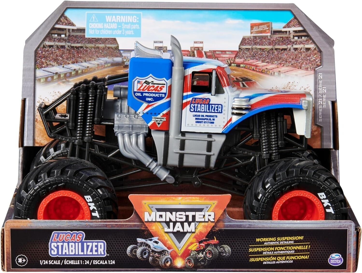 Monster Jam Toy Vehicle Truck 1to24 DieCast Stabilizer M21