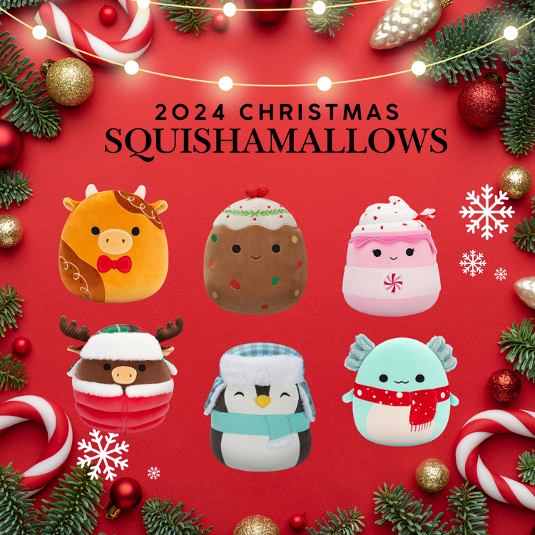 Squishmallows 2024 Christmas 7.5 Inch Plush - NEW Seasonal Collection