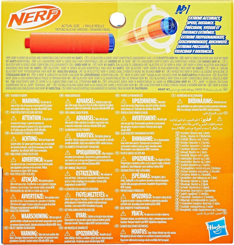 Nerf N Series Flex Blaster, 2x Nerf N1 Darts Compatible Only with Nerf N Series