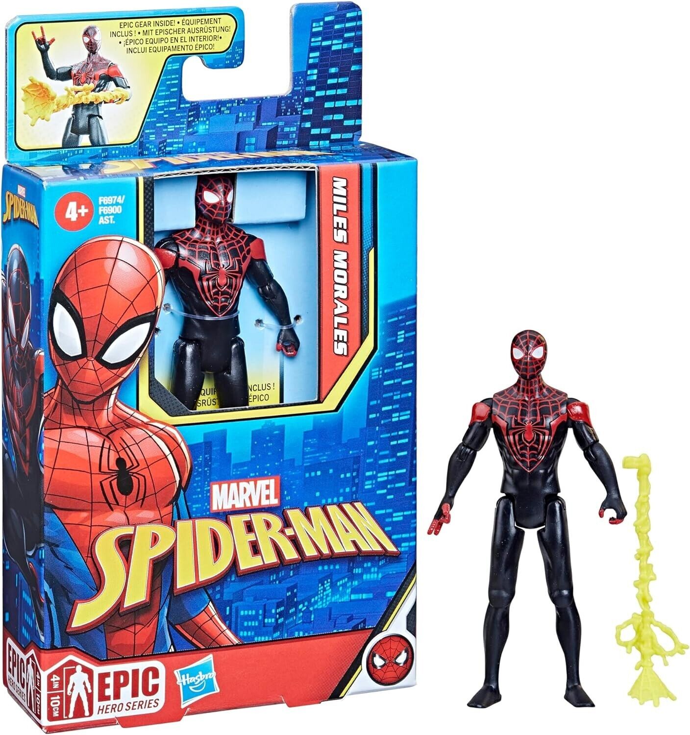 Spider-Man Marvel Epic Hero Series Miles Morales 10-cm Action Figure