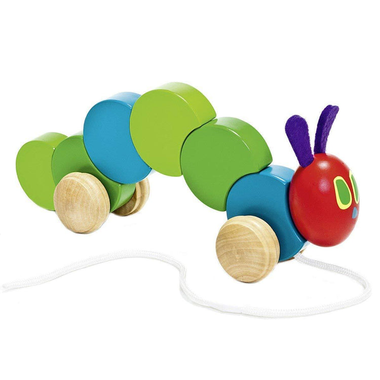 New Very Hungry Caterpillar Wooden Pullalong Toy - Fun for Kids!