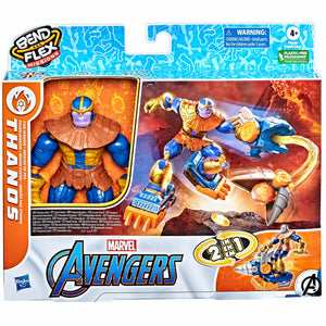 New Marvel Avengers Bend and Flex Thanos Fire Mission Figure 6-Inch