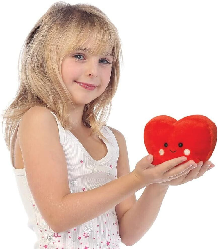 Aurora, 61513, Palm Pals Amore Heart, 5In, Eco-friendly soft toy, Red